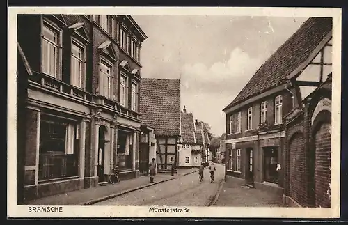 AK Bramsche, Blick in die Münsterstrasse