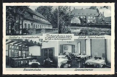 AK Tatenhausen, Schloss, Gasthof, verschiedene Ansichten