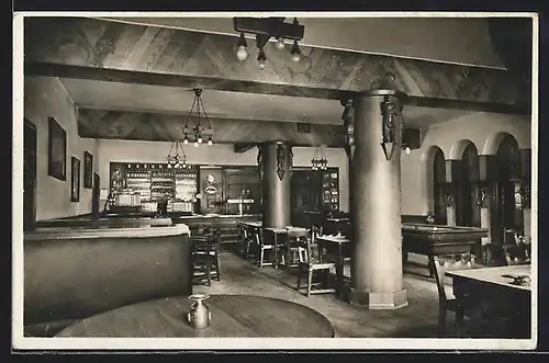 AK Grube Ilse /N.-L., Gasthaus Kaiserkrone, Gastzimmer