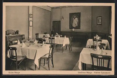 AK Grube Marga, Gasthaus Marga, Kleiner Speisesaal