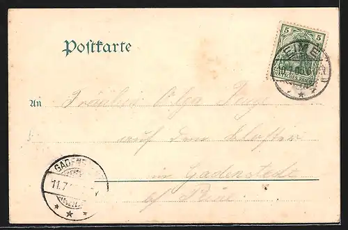 AK Eime, Ratskeller u. Postagentur, Ortsansicht