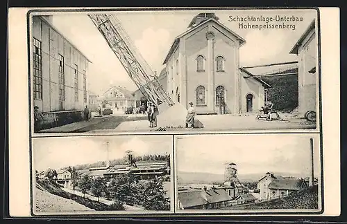AK Hohenpeissenberg, Schachtanlage-Unterbau, Am Bergwerk