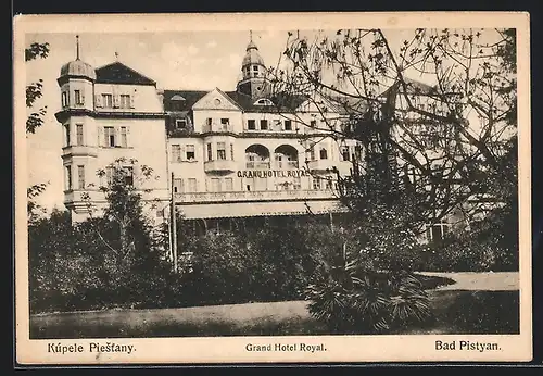 AK Kupele Piestany, Grand Hotel Royal