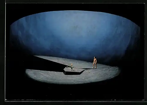 AK Bayreuth, Festspiele, Siegfried, III. Akt 2. Bild, sitzende Dame
