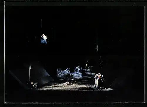 AK Bayreuth, Festspiele 1978, Der fliegende Holländer 1. Akt, Szene auf dem Schiff