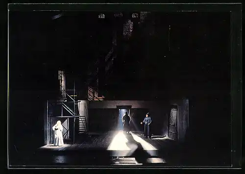 AK Bayreuth, Festspiele 1978, Der Fliegende Holländer II. Akt, Herr tritt ein
