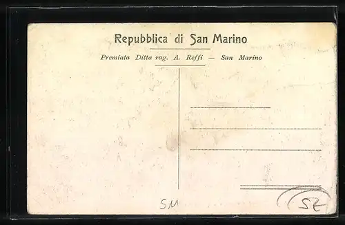 AK San Marino, Piazza e monumento a Garibaldi