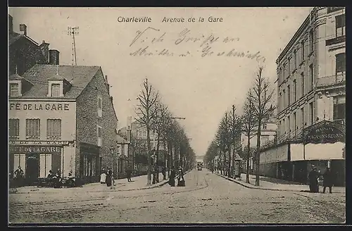 AK Charleville, Avenue de la Gare, Cafe de la Gare