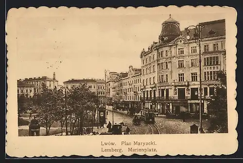 AK Lemberg-Lwow, Marienplatz