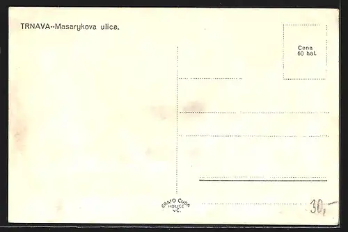 AK Trnava, Masarykova ulica, Denkmal