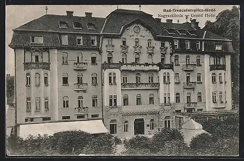 AK Bad Trencsenteplicz-fürdö, Nagyszalloda-Grand Hotel