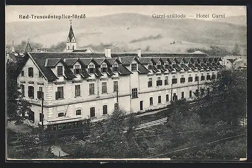 AK Trencsénteplicz-fürdö, Garni-szálloda, Hotel Garni