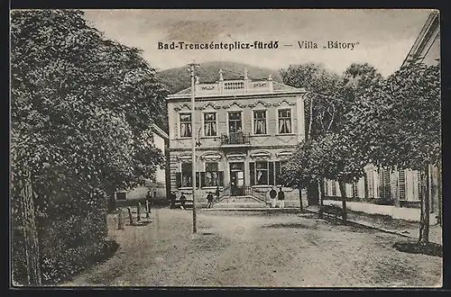 AK Bad-Trencsenteplicz-fürdö, Villa Batory