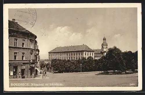 AK Roudnice, Namesti se zamkem