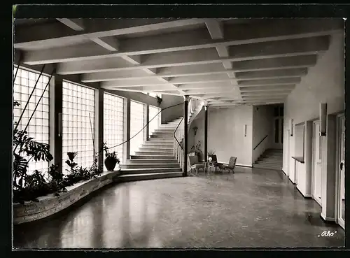 AK Bad Abbach, Bayerisches Rotes Kreuz, Rheumakrankenhaus, Empfangshalle, Innenansicht