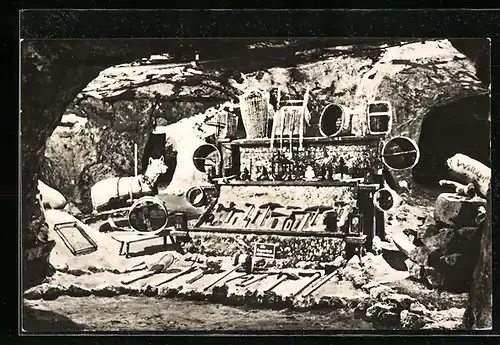 AK Walldorf b. Meiningen, Sandstein-, Märchen- und Sagenhöhle, Steinbruch