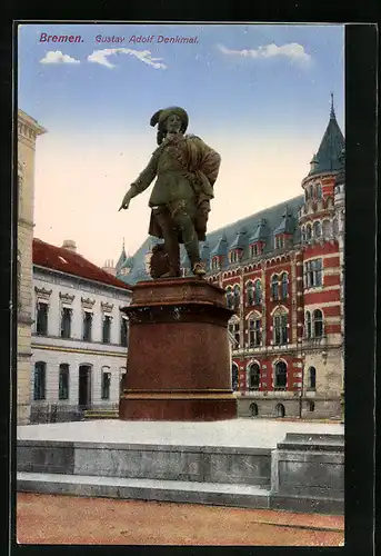 AK Bremen, Gustav Adolf Denkmal