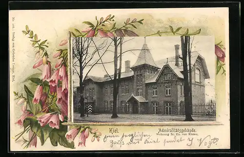 AK Kiel, Strassenpartie mit Admiralitätsgebäude