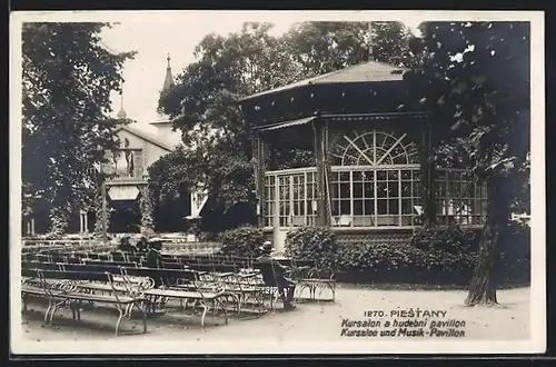 AK Piestany, Kursalon und Musik-Pavillon