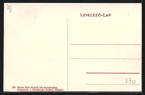 AK Piestany, Am Arbeiterheim
