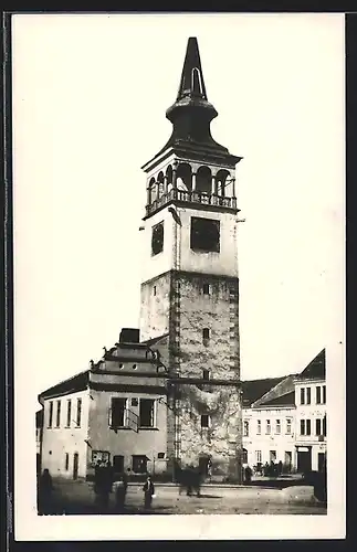 AK Dobruska, Blick auf die Kirche