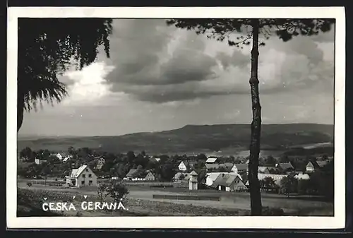 AK Ceska Cermna, Panoramaansicht des Ortes