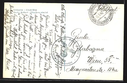 AK Königgrätz, Ulrych-Platz