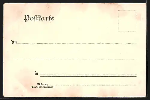 Lithographie Berlin-Kreuzberg, Hallesches Tor, mit Hoch-und Strassenbahn