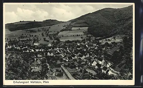 AK Wolfstein /Pf., Gesamtansicht mit Bergblick aus der Vogelschau