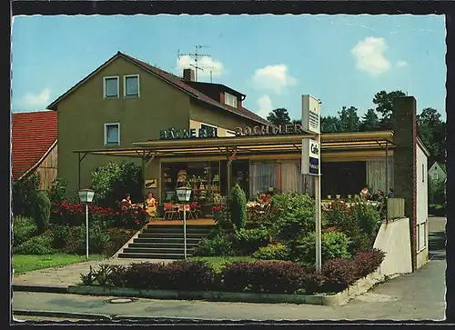 AK Riedlingen /Württ., Cafe-Bäckerei Bochtler, Vorderansicht