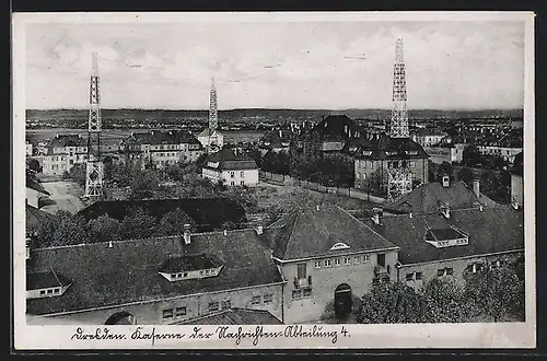 AK Dresden-Mickten, Kaserne der Nachrichten-Abteilung 4