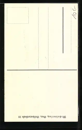 Künstler-AK Dr. Hermann G. Holle, Mitarbeiter des Michel