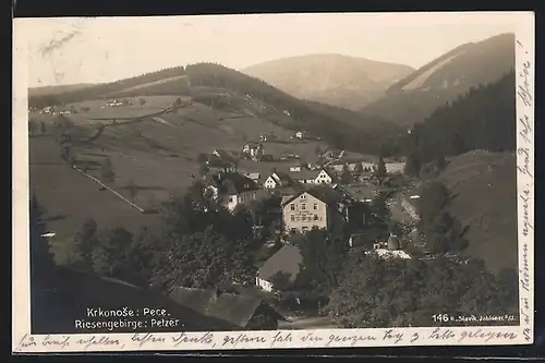 AK Petzer, Teilansicht mit Hotel