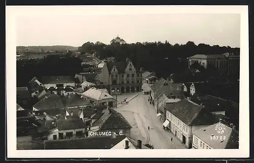 AK Chlumec, Teilansicht des Ortes