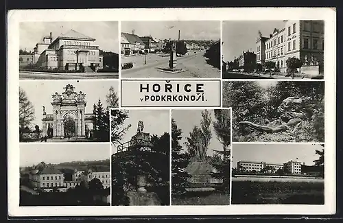 AK Horice v Podkrkonosi, verschiedene Ansichten