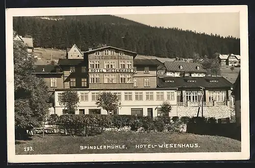 AK Spindlermühle, Hotel Wiesenhaus