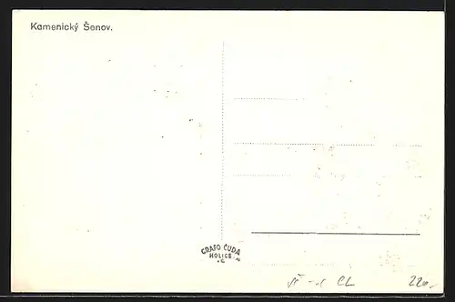 AK Kamenický Senov, Panorama