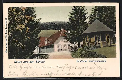 AK Sirnitz, Gasthaus zum Auerhahn