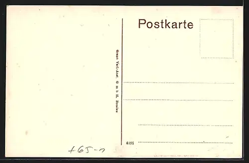 AK Crimmitschau, Bahnhof und Postamt