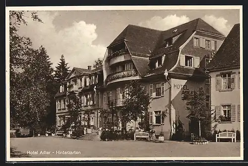 AK Hinterzarten, Hotel Adler, Strassenansicht