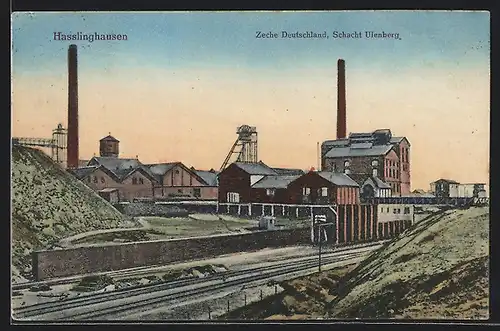 AK Hasslinghausen, Zeche Deutschland, Schacht Uhlenberg