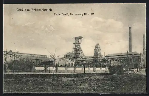 AK Erkenschwick, Zeche Ewald, Fortsetzung III u. IV