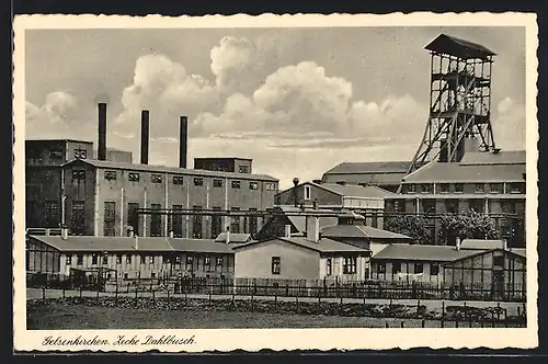 AK Gelsenkirchen, Ansicht der Zeche Dahlbusch, Kohle