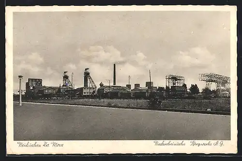 AK Neukirchen bei Mörs, Niederrheinische Bergwerks A. G., Kohleabbau