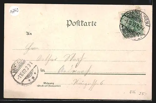 Lithographie Oberhausen, Zeche Concordia, Schacht II, Zeche Concordia, Schacht I, Kohle