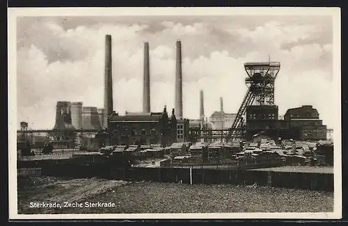 AK Sterkrade, Motiv aus der Zeche Sterkrade, Kohle