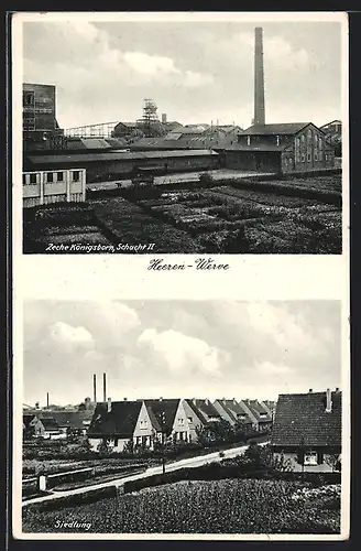 AK Heeren-Werve, Siedlung und Zeche Königsborn, Schacht II, Kohle