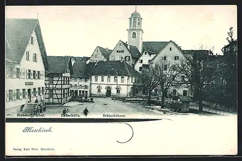 AK Messkirch, Brauerei Fürber und Schlachthaus