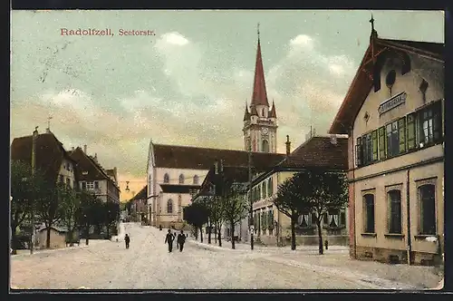 AK Radolfzell, Partie in der Seetorstrasse