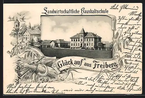 AK Freiberg, Landwirtschaftliche Haushaltschule